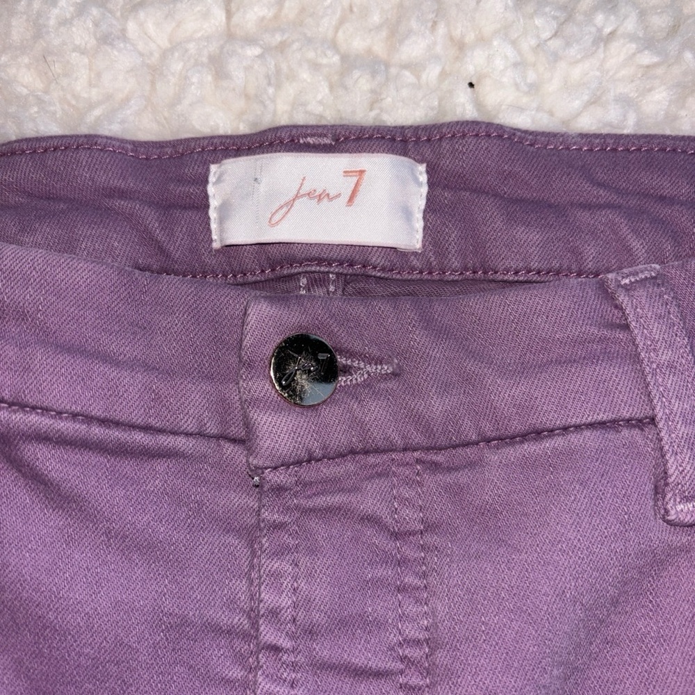 Jen7 Lavender High-Rise Jeans